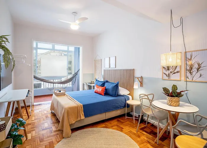Studio A 200M Da Praia De Copacabana | Fm144/1006 Rio de Janeiro